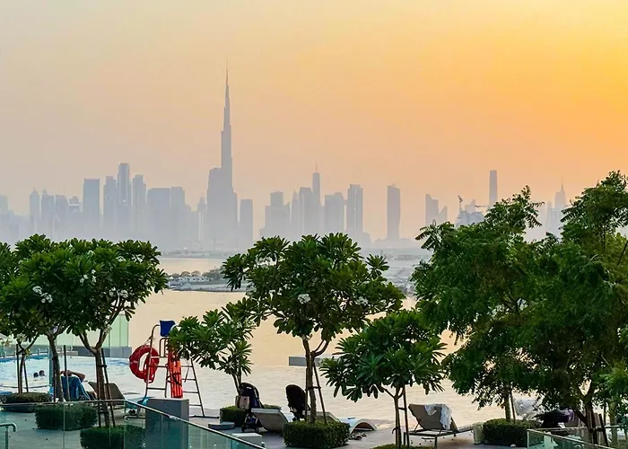 Burj Khalifa View & Creek Sea View