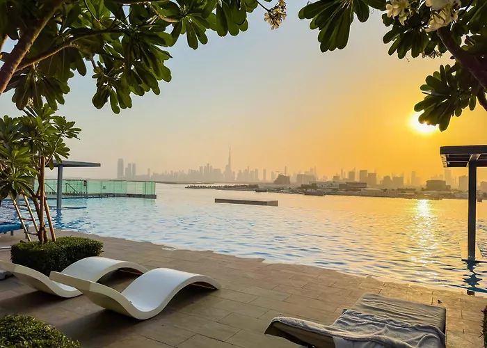 Burj Khalifa View & Creek Sea View