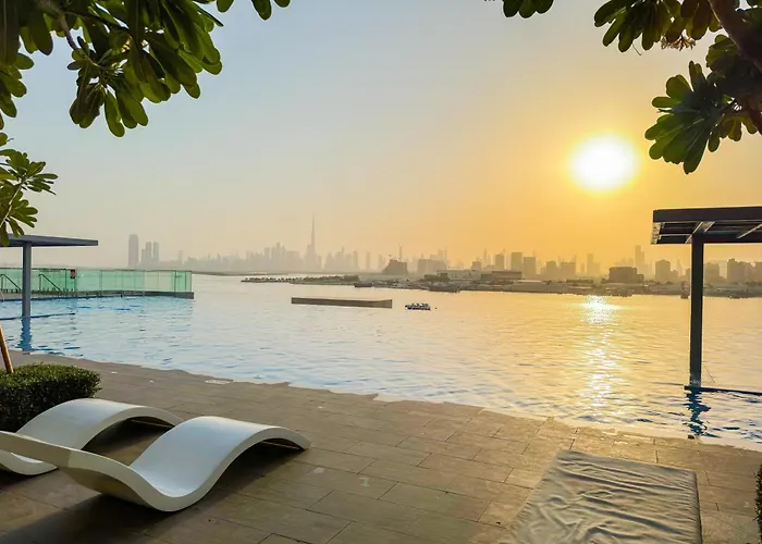 Burj Khalifa View & Creek Sea View